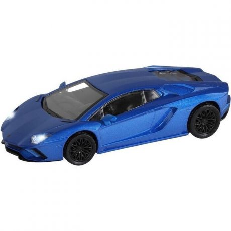 Машина Автопанорама Lamborghini Aventador S Coupe, синий, масштаб 1:32, свет, звук, инерция - JB1251409