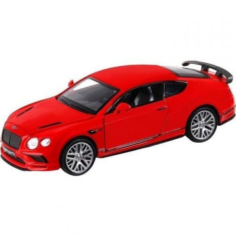 Машина Автопанорама Bentley Continental GT Supersports, красный, масштаб 1:32, свет, звук, инерция - JB1251327