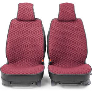 Накидки на передние сиденья CarPerformance Каркасные , 2 шт., fiberflax CUS-2032 PINK