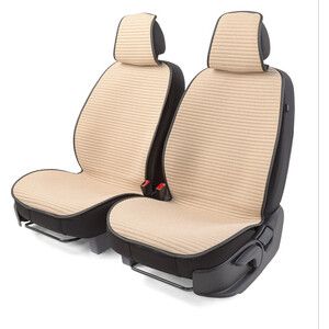Накидки на передние сиденья CarPerformance 2 шт., fiberflax CUS-1042 BE
