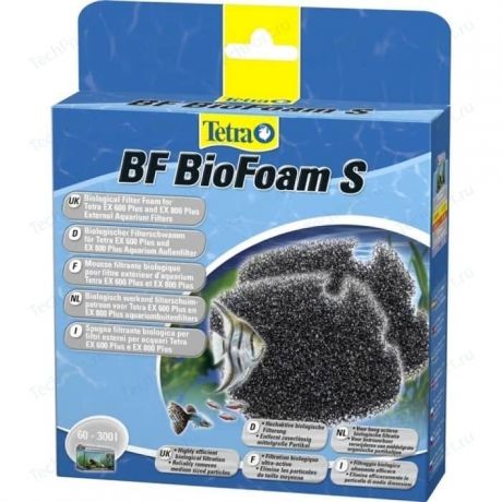 Губка Tetra BF BioFoam S Biological Filter Foam for Tetra EX 400-800 био-фильтрации для внешних фильтров Tetra EX 400-800 2шт