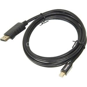 Кабель HAMA 00054563 DisplayPort (m) miniDisplayPort (m) 1.8м черный блистер