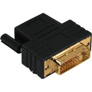 Адаптер HAMA 00122237 DVI-D (m) HDMI (f) черный
