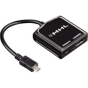 Адаптер аудио-видео HAMA H-54510 HDMI (f)/Micro HDMI (m) 0.2м. черный (00054510)