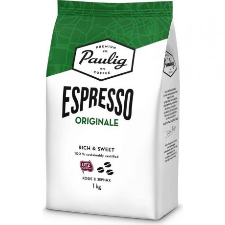 Кофе зерновой Paulig Espresso Originale 1000г. (16727)