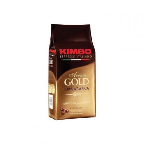 Кофе зерновой Kimbo Aroma Gold 100% Arabica 500г.