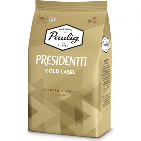 Кофе зерновой Paulig Presidentti Gold Label 1000г. (17624)