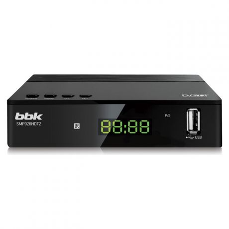 Тюнер DVB-T2 BBK SMP026HDT2 черный
