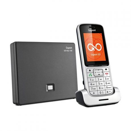 IP-телефон Gigaset SL450A GO RUS серебристый (S30852-H2721-S301)