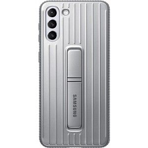 Чехол (клип-кейс) Samsung для Samsung Galaxy S21+ Protective Standing Cover светло-серый (EF-RG996CJEGRU)