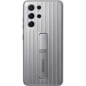 Чехол (клип-кейс) Samsung для Samsung Galaxy S21 Ultra Protective Standing Cover светло-серый (EF-RG998CJEGRU)