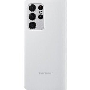 Чехол (флип-кейс) Samsung для Samsung Galaxy S21 Ultra Smart LED View Cover светло-серый (EF-NG998PJEGRU)