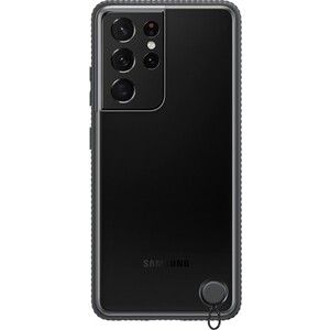 Чехол (клип-кейс) Samsung для Samsung Galaxy S21 Ultra Protective Standing Cover прозрачный/черный (EF-GG998CBEGRU)