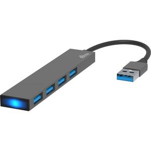 Разветвитель-картридер USB 3.0 Ritmix CR-4404 Metal