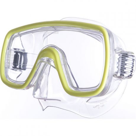 Маска для плавания Salvas Domino Md Mask, арт. CA140C1TGSTH, безопасн.стекло, Silflex, р. Medium, желт