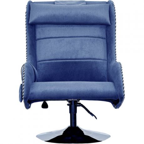 Дизайнерское кресло массажное EGO Max Comfort EG3003 Galaxy Blue