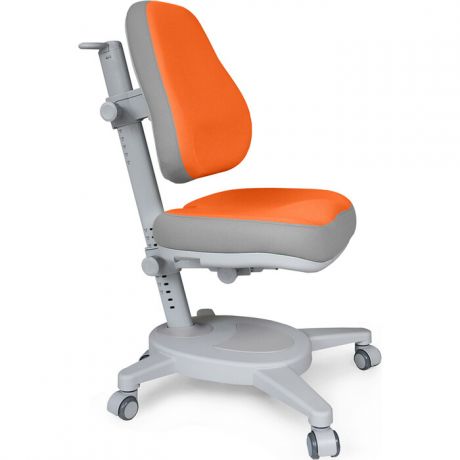 Кресло Mealux Onyx (Y-110) OG + чехол - оранжевая с серой каймой