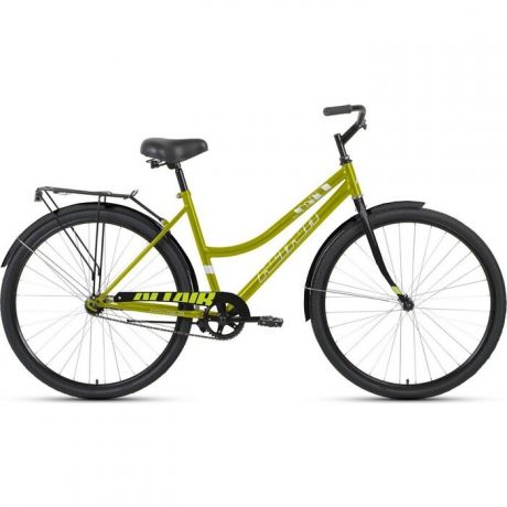 Велосипед Altair CITY 28 low (2020-2021) 19" зеленый/черный
