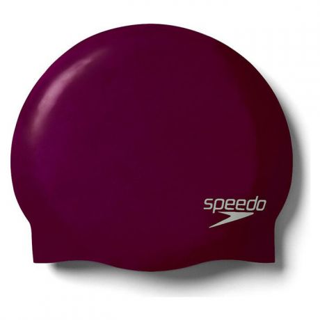 Шапочка для плавания Speedo Plain Molded Silicone Cap, арт. 8-70984D728, бордовый, силикон