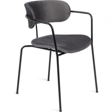 Кресло TetChair Van hallen (mod. 2433S) ткань/металл серый/черный