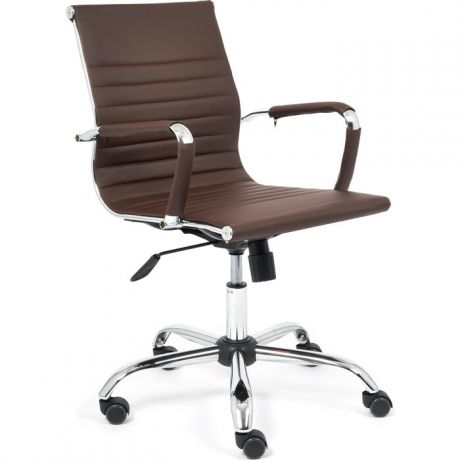 Компьютерное кресло TetChair Urban-low кож/зам, коричневый 36-36