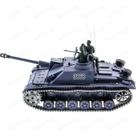 Радиоуправляемый танк Heng Long Sturmgeschutz III HC Pro IR масштаб 1:16