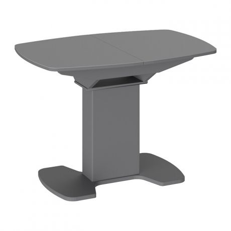 Стол обеденный ТриЯ Портофино серый/стекло серое матовое LUX СМ(ТД)-105.01.11(1)