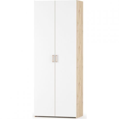 Шкаф для одежды Моби Веста 13.130 гаскон пайн светлый/белый шагрень