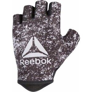 Перчатки для фитнеса Reebok белый/черн M, RAGB-13634