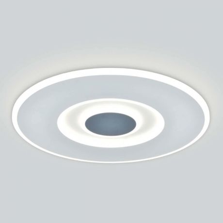 Светильник Eurosvet Потолочный светодиодный Just 90219/1 белый/ серый