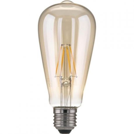 Лампа Elektrostandard светодиодная филаментная E27 6W 3300K прозрачная 4690389063954