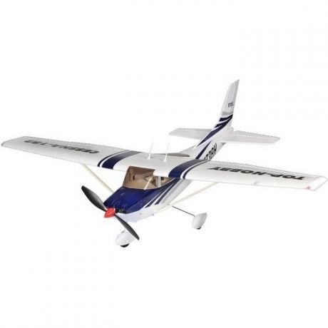 Радиоуправляемый самолет Top RC Cessna 182 400 class синяя 965мм RTF 2.4G - top004C