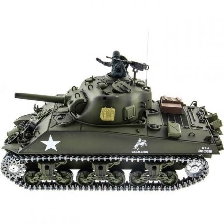 Радиоуправляемый танк Heng Long U.S. M4A3 Sherman Upg V6.0 масштаб 1:16 2.4G - 3898-1Upg V6.0