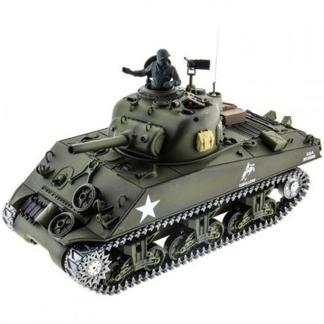 Радиоуправляемый танк Heng Long U.S. M4A3 Sherman масштаб 1:16 2.4G - 3898-1 V6.0