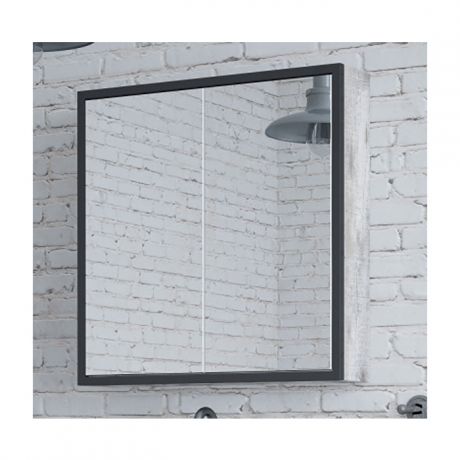 Зеркальный шкаф Corozo Айрон 60 чёрный/антик (SD-00000278)