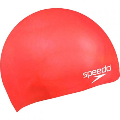 Шапочка для плавания Speedo Molded Silicone Cap Jr арт. 8-709900004, красный, силикон