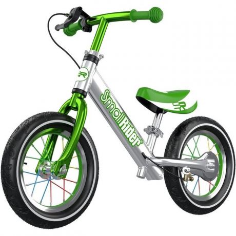 Беговел Small Rider Foot Racer 3 AIR (Серебро-зеленый)