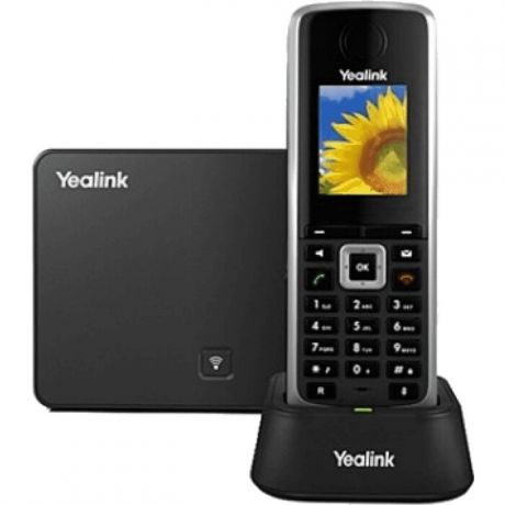 VoIP-телефон Yealink W52P, DECT (база+трубка), 5 линий, до 5 трубок на базу (W52P)