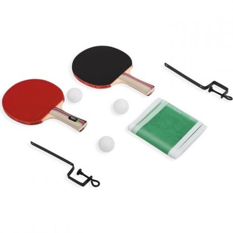 Набор для настольного тенниса Krafla S-H300 ракетка (2шт), мяч (3шт), сетка с креплением