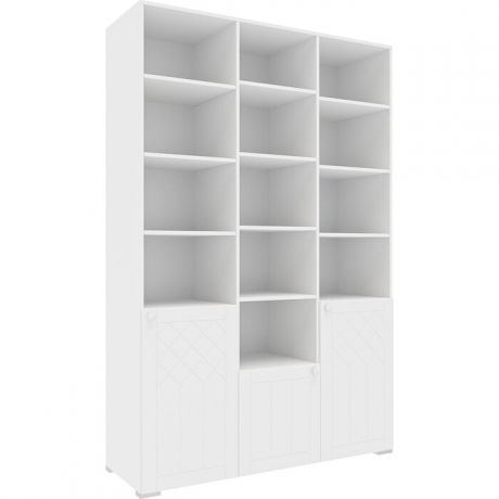Шкаф комбинированный с 3 дверьми Это мебель Бискотти ПМ-332.25 исп.3 белый