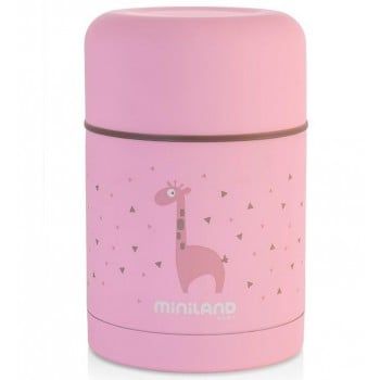 Детский термос для еды Miniland Silky Thermos, розовый