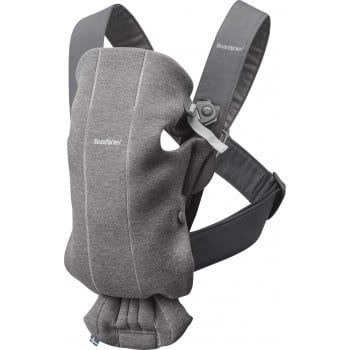 Рюкзак-переноска Baby Bjorn Mini 3D Jersey, темно-серый
