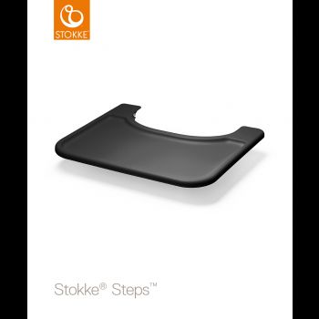 Столик-поднос Tray для стульчика Stokke Steps, черный