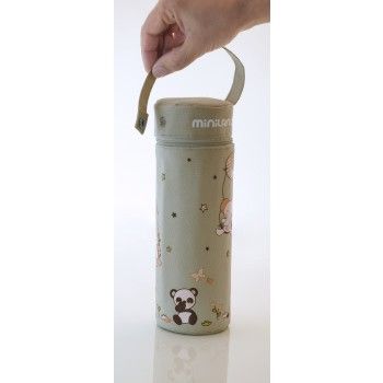 Термо-сумка для бутылочек Miniland Soft 500 мл, цвет: серый