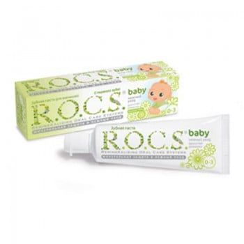 Зубная паста для малышей R.O.C.S. (от 0 до 3 лет) Душистая ромашка 45гр.