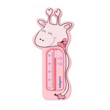 Термометр для воды BabyOno Romantic Giraffe, цвет: розовый