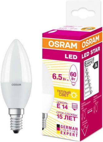 Лампа светодиодная Ledvance osram Ledsclb60 6,5w/830 230vfr e14 fs1