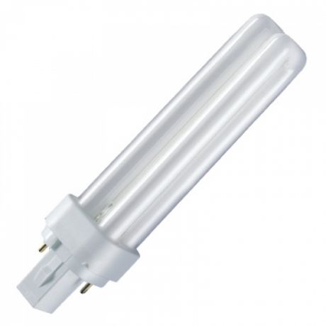 Лампа энергосберегающая Osram Dulux d 18w/840 g24d-2
