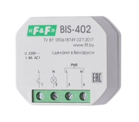 Реле импульсное ЕВРОАВТОМАТИКА f&f Bis-402