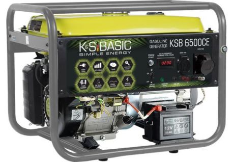 Бензиновый генератор Konner&sohnen Ksb 6500c